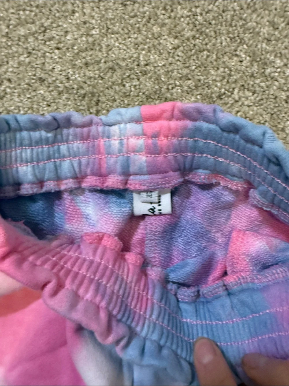 NWT LOLA+ THE BOYS TIE DYE RUFFLE PATCH JOGGER SET‎ 14